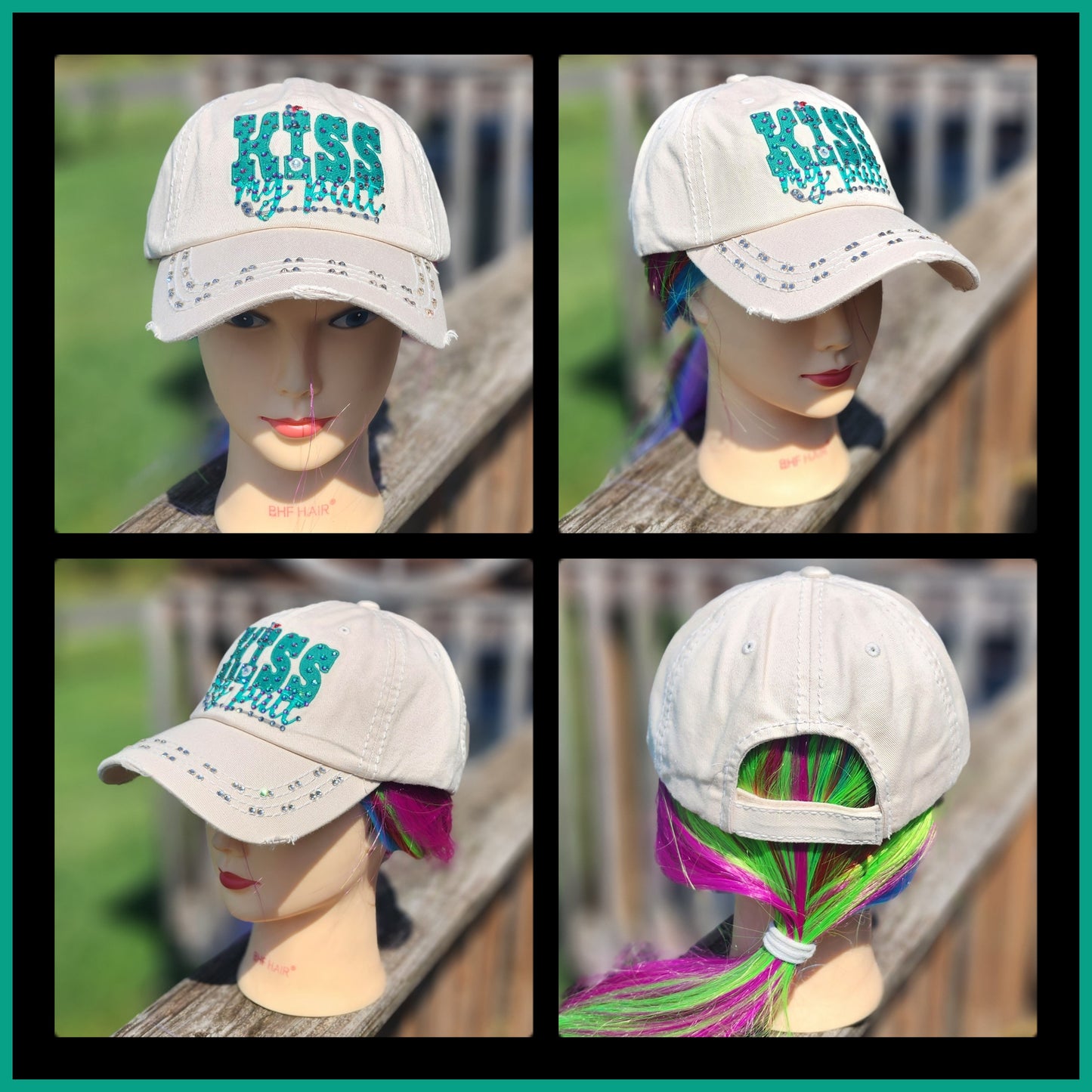 Stone Kiss My Putt BLING Hat