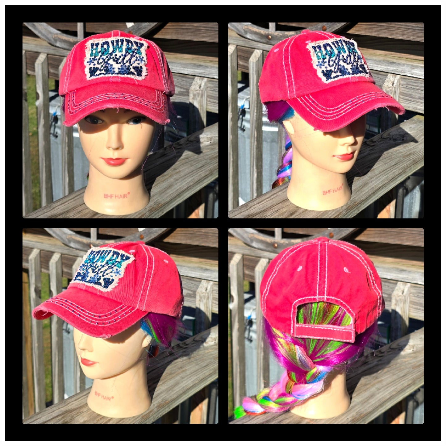 Pink Howdy Ya'll BLING Hat