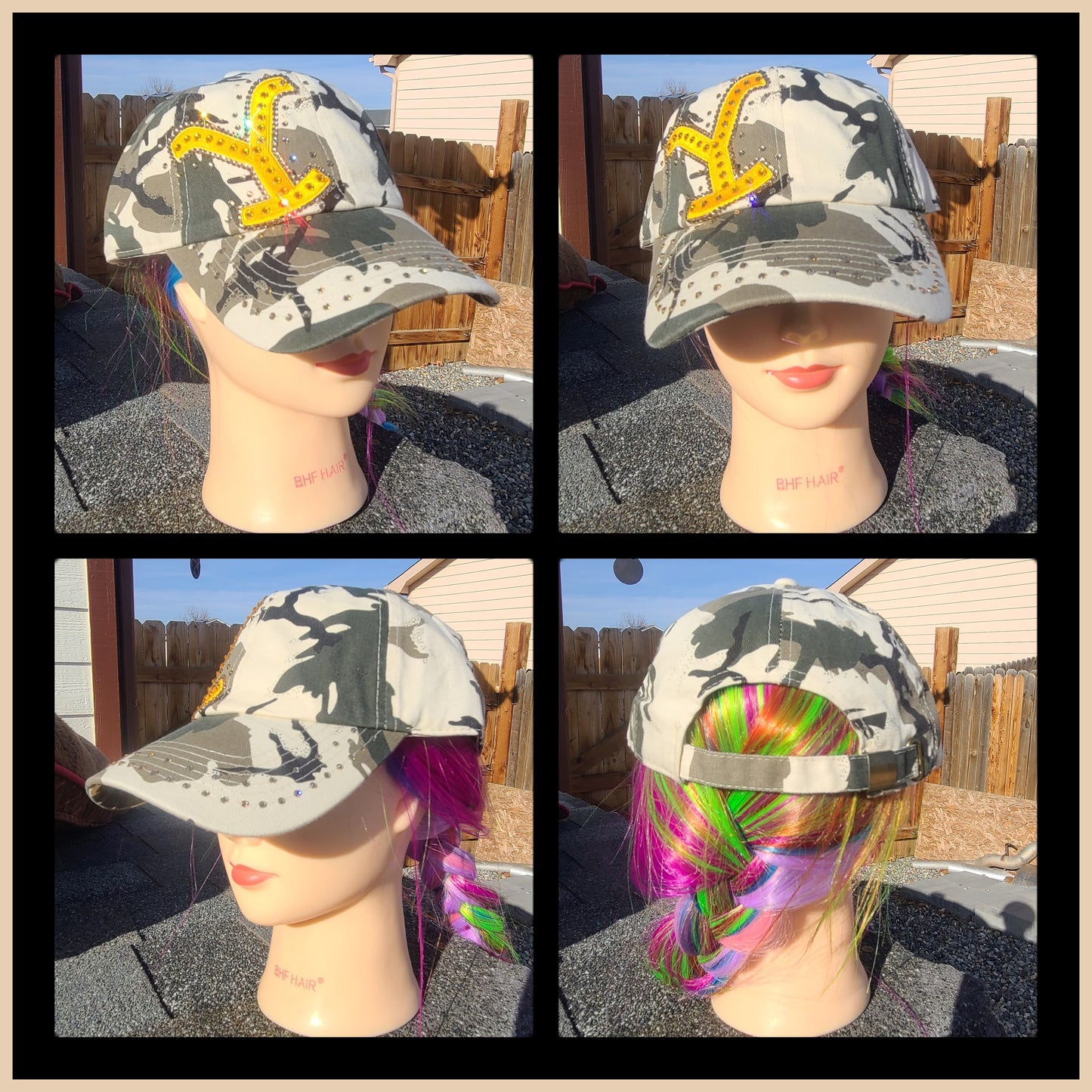 Camo Y BLING Hat