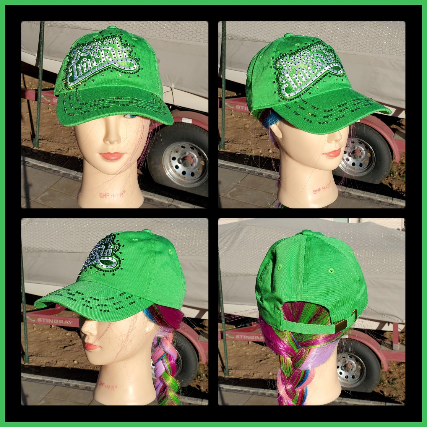 Green Keep On Trucking BLIG Hat