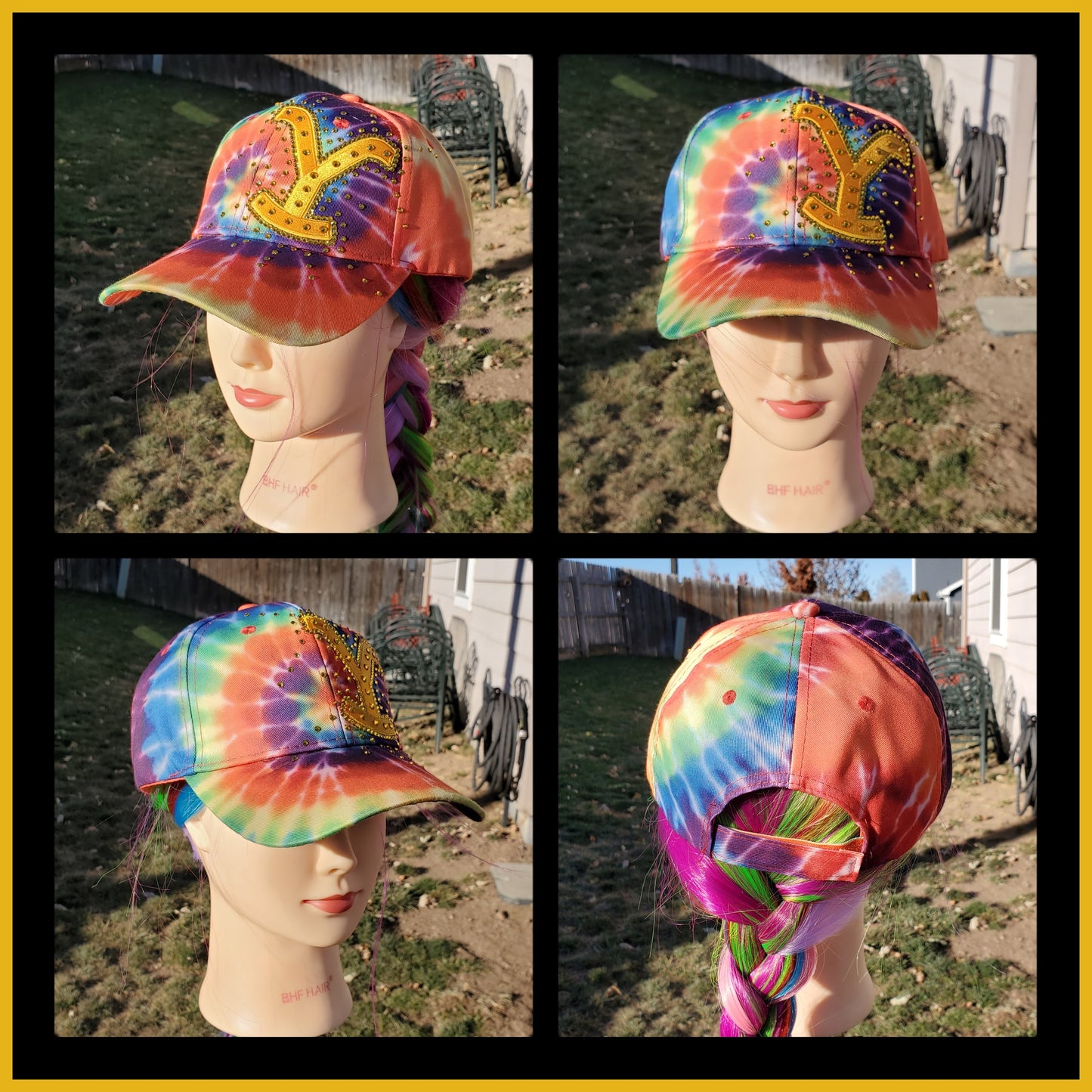 Tye Dye Y BLING Hat